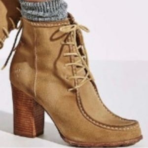 Frye ‘Parker Moc’ Suede Leather Ankle boots